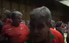 Gritos de delírio com a vitória lusa unem sotaques em Brasília