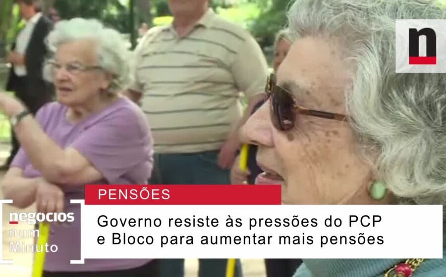 Negócios explica como vai evoluir a despesa com as pensões