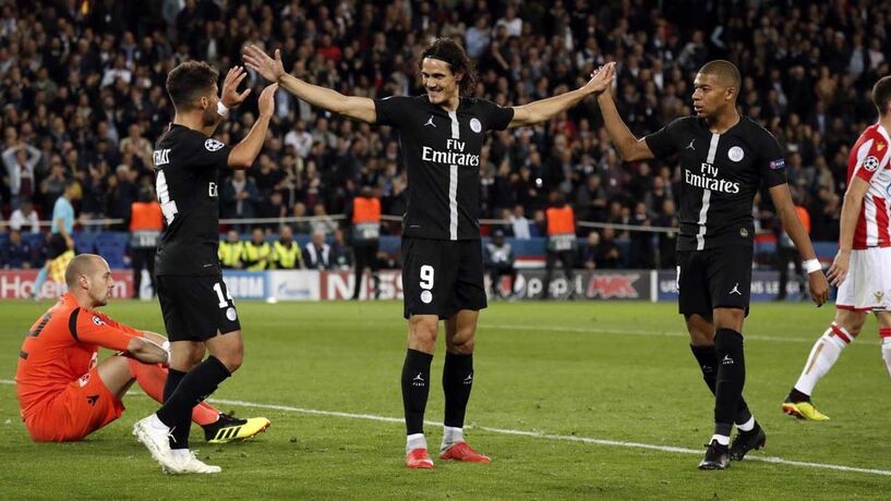 Suspeitas de resultado combinado no PSG-Estrela Vermelha da Liga dos Campeões