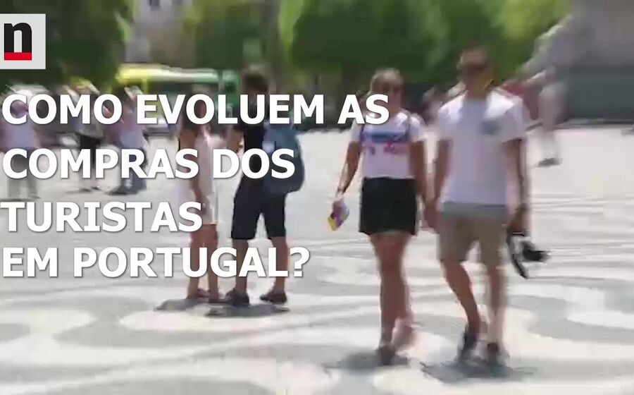 Como evoluem as compras dos turistas em Portugal