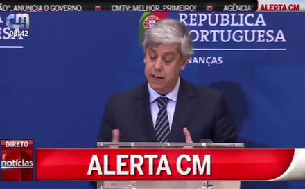 Centeno e Siza Vieira anunciam medidas para apoiar empresas e famílias