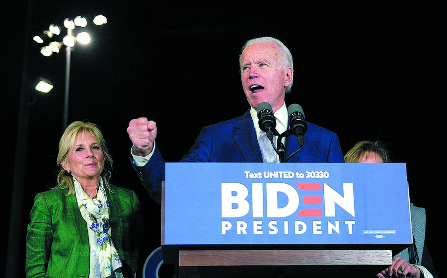 Joe Biden fez questão de lembrar que chegou a ser dado como derrotado mas que a sua candidatura tem força para o levar a vencer Trump.