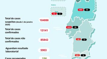 Portugal com mais 35 mortos e 699 casos de covid-19. Doentes nos cuidados intensivos baixam 10%